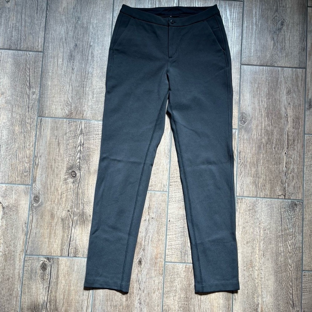 Lululemon City Sleek High-Rise Pant Trouser 5 Pocket‎ Utilitech Black Women's 4